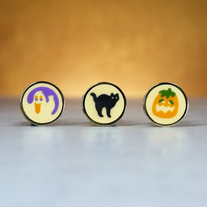 Spooky Cookie Pins for wholesale by Oddment and Tweak