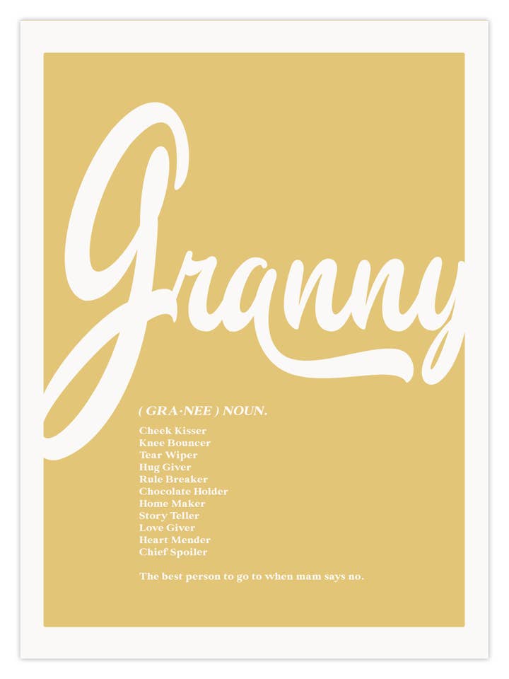 Granny for wholesale by Dusty Boy Designs