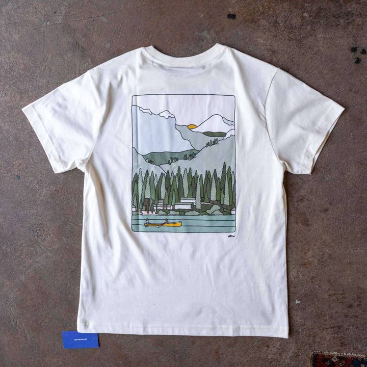 Serenity Pure Natural Supima Katoen Niet-giftige Kleurstof T-shirt voor wholesale door Alimo