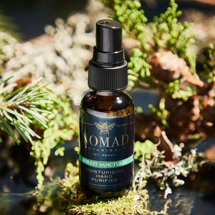 Forest Sanctuary Moisturizing Hand Purifier for wholesale by Nomad Botanicals