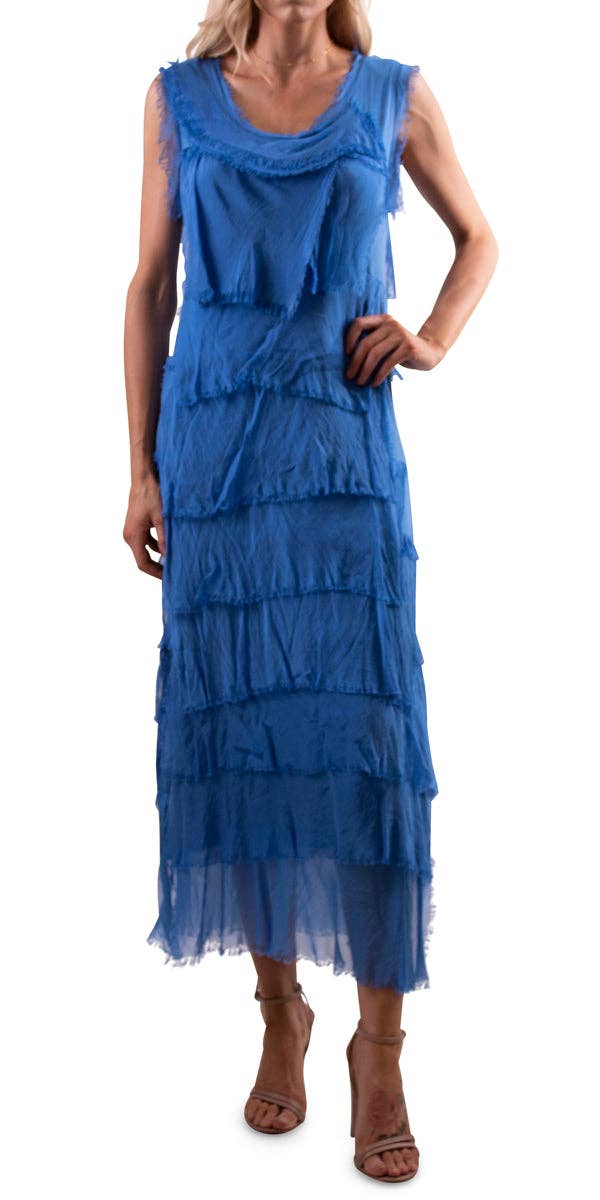 Gigi Moda - Wholesale Dress - Women's - Full Length Ruffle Dress68