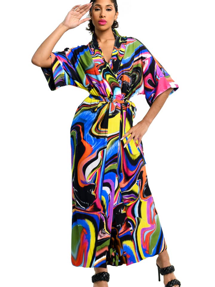 Kimono/Salida de playa/Bata para venta al por mayor de Dai Moda