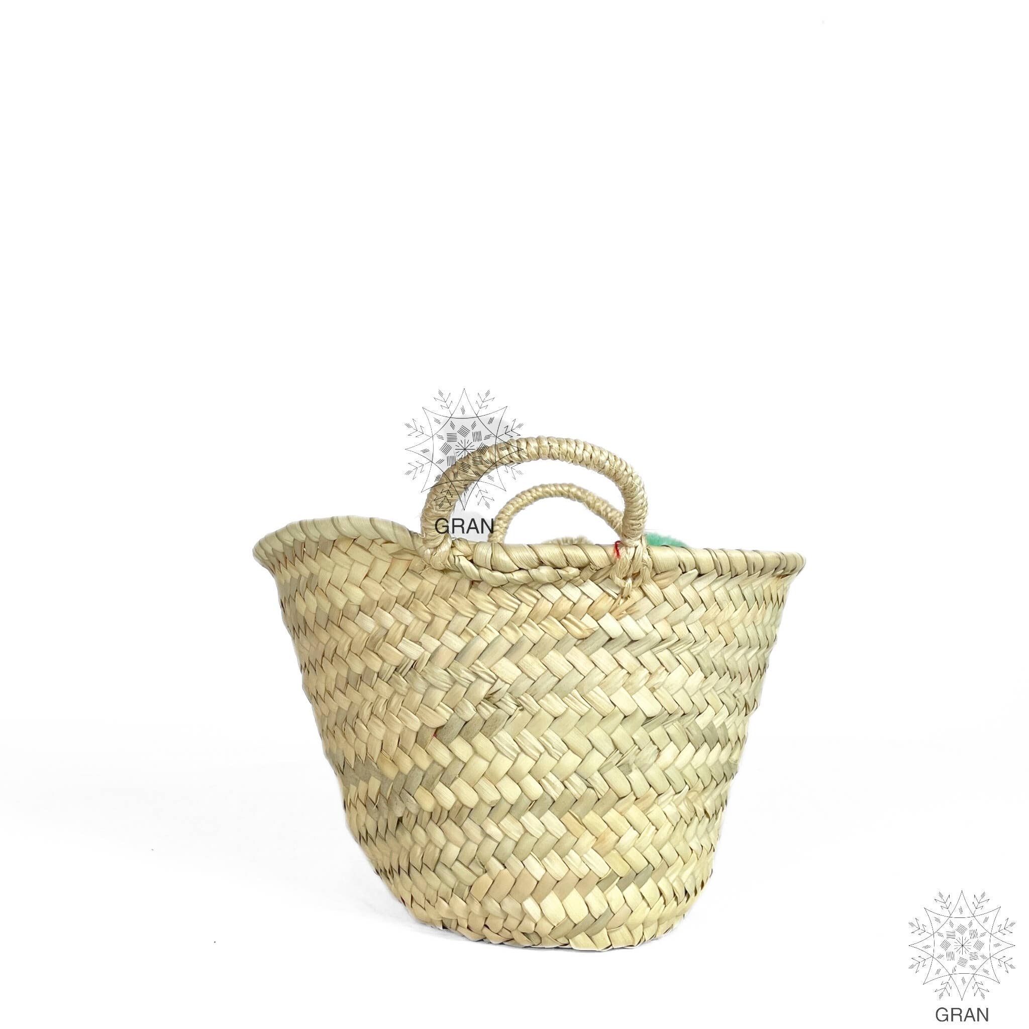 Gran Wholesale - Wholesale Tote Bag - Women's - Custom Basket With Pom Poms, Moroccan Bridesmaid Tote Bags.6