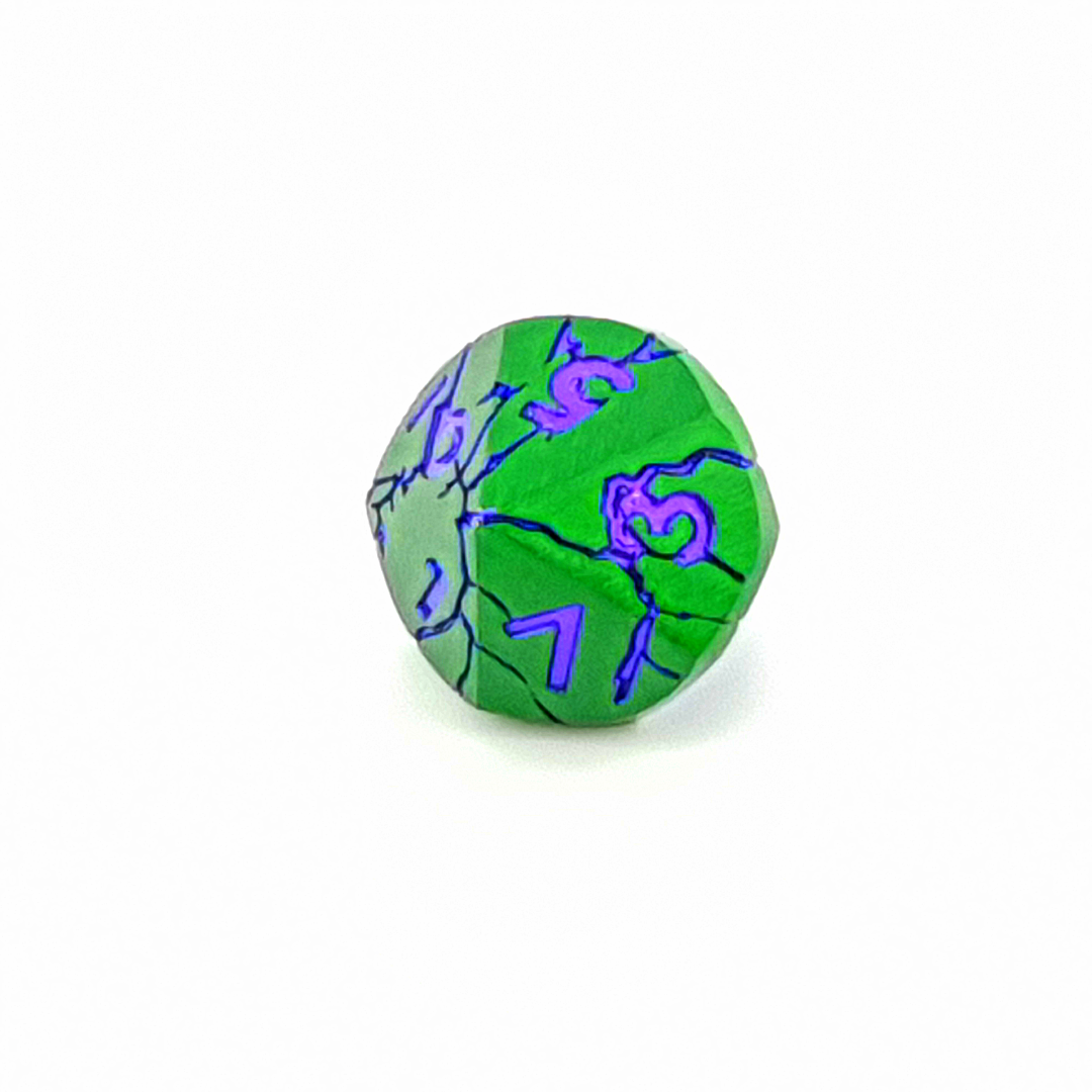 Tabletop Dominion Limited - Wholesale Dice - Venom Vein | Solid Metal Dice | 7 Piece Set3