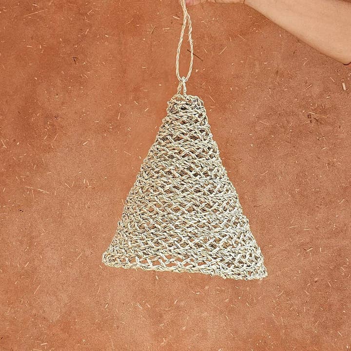 Taklampa i halmkonform, strålampskärm för wholesale av Moroccan Natural bazaar