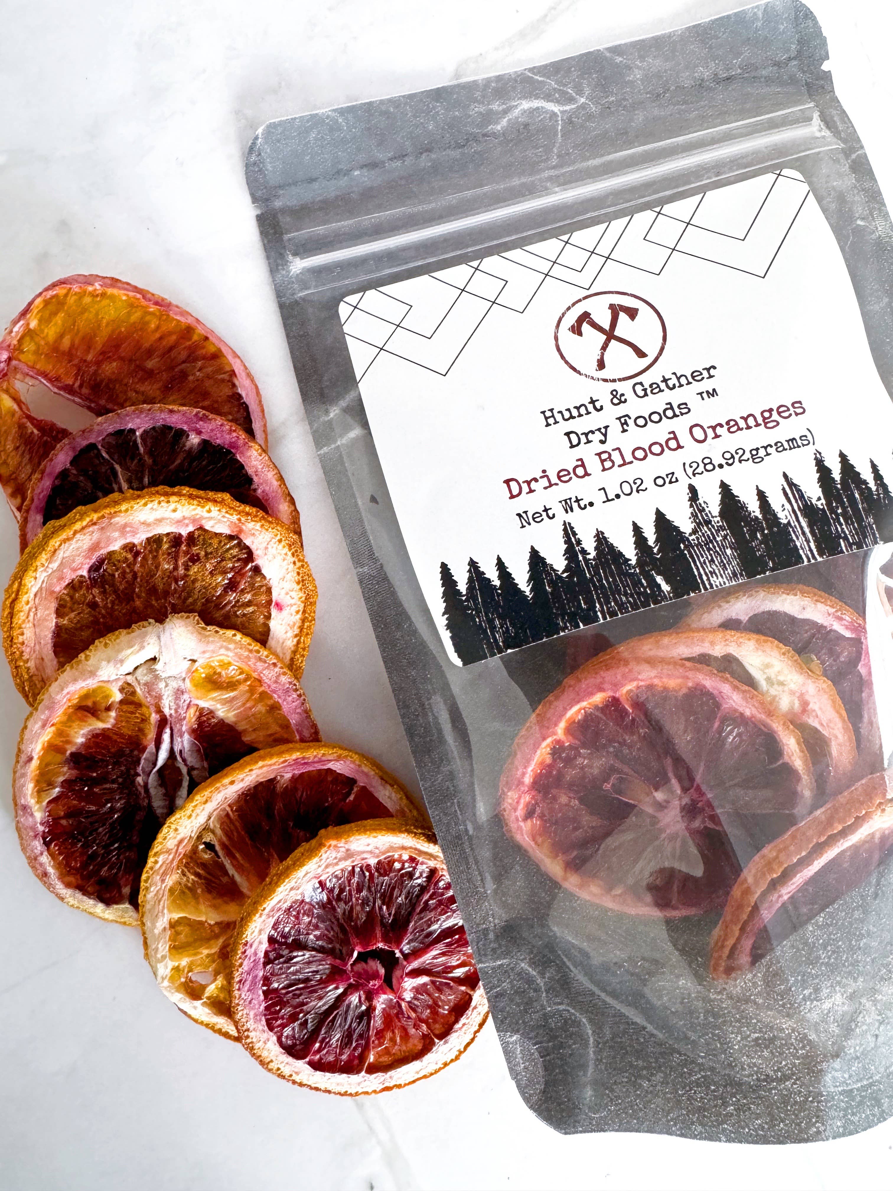 Hunt and Gather Dry Foods - Wholesale Dried/Dehydrated Fruit - Dried Blood Oranges Cocktail Garnishes1