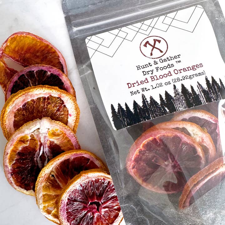 Hunt and Gather Dry Foods - Wholesale Dried/Dehydrated Fruit - Dried Blood Oranges Cocktail Garnishes1