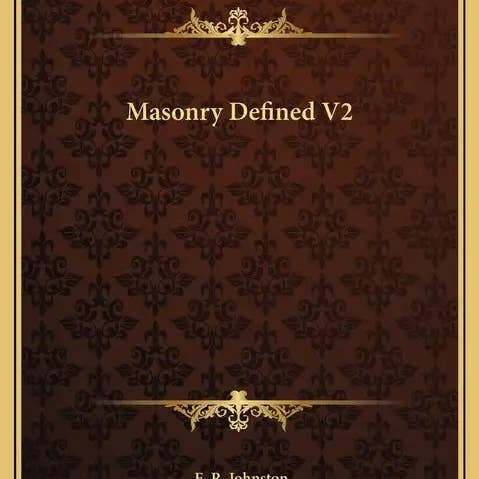 Books by splitShops - Wholesale Book - Adult - Masonry Defined V2 - Hardcover