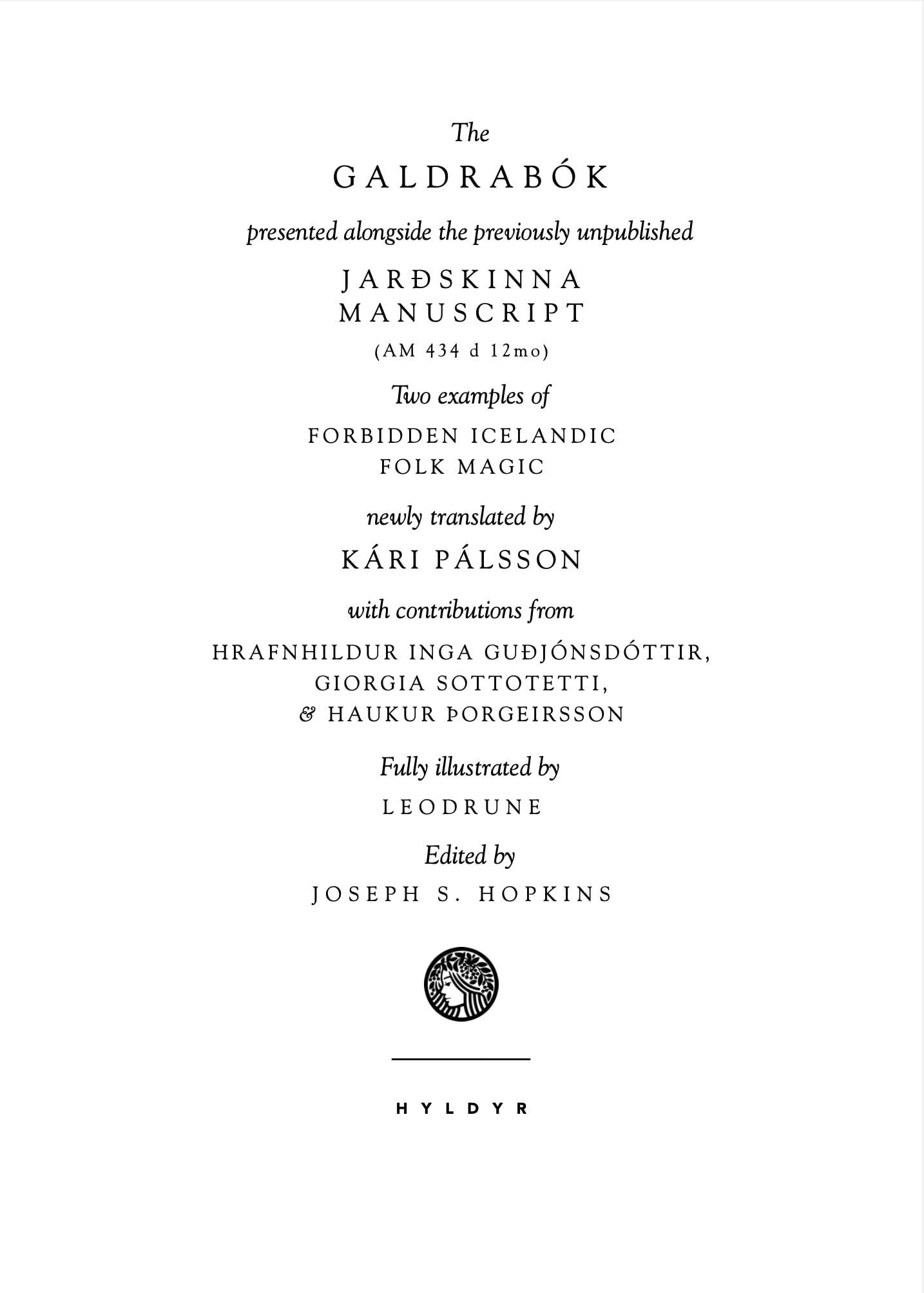 Hyldyr - Wholesale Religion Book - The Galdrabók: Forbidden Icelandic Folk Magic2