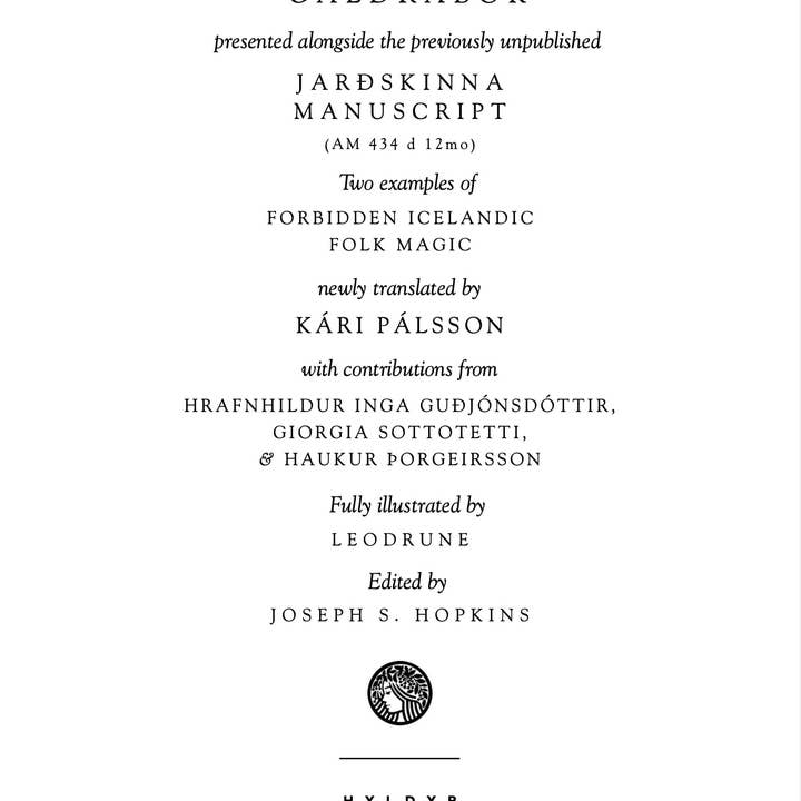 Hyldyr - Wholesale Religion Book - The Galdrabók: Forbidden Icelandic Folk Magic2