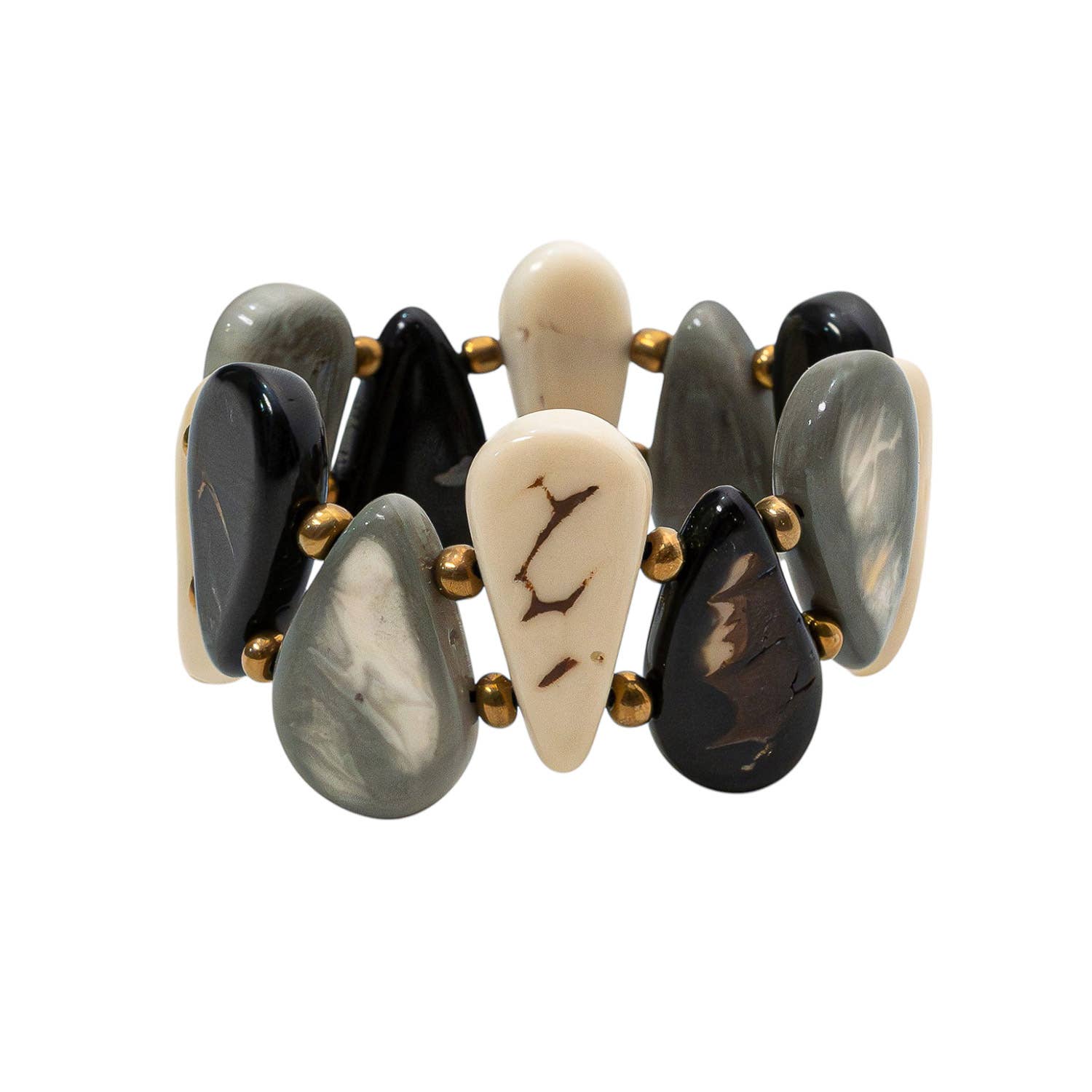 Organic Tagua Jewelry - Wholesale Beaded Bracelet - Lys Bracelet1