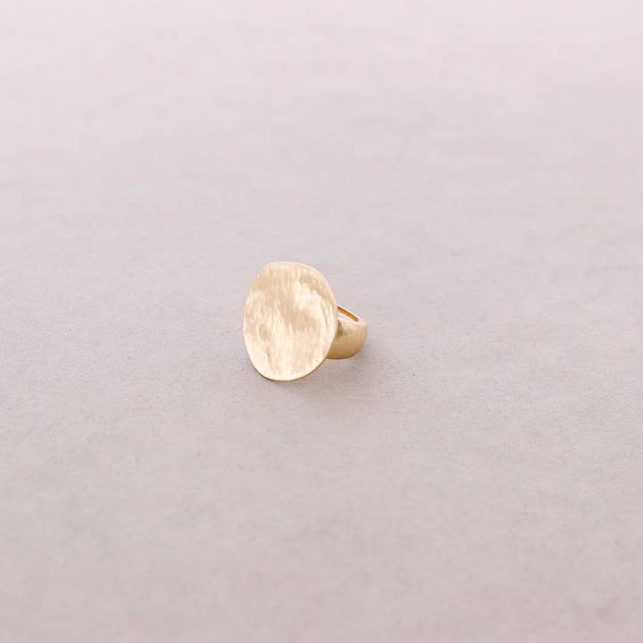 Elastic Ring Irregular Medal Metal for wholesale by Sonata