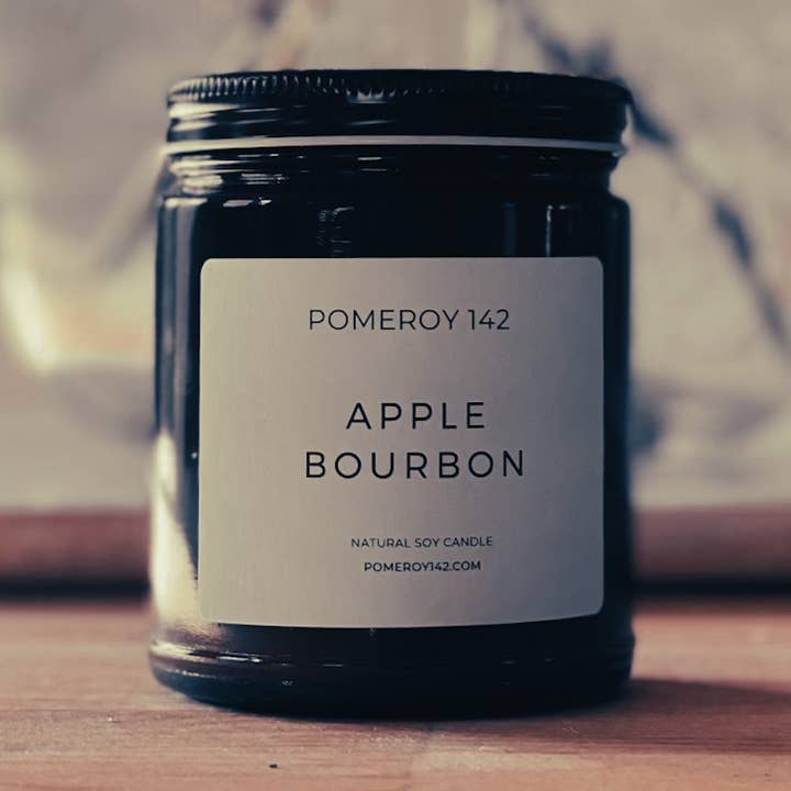 Apple Bourbon Soy Candle for wholesale by Pomeroy 142