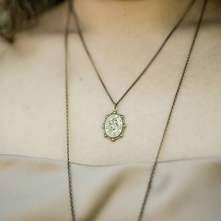 Ornamental Things - Wholesale Pendant/Charm Necklace - Saint Christopher Necklace