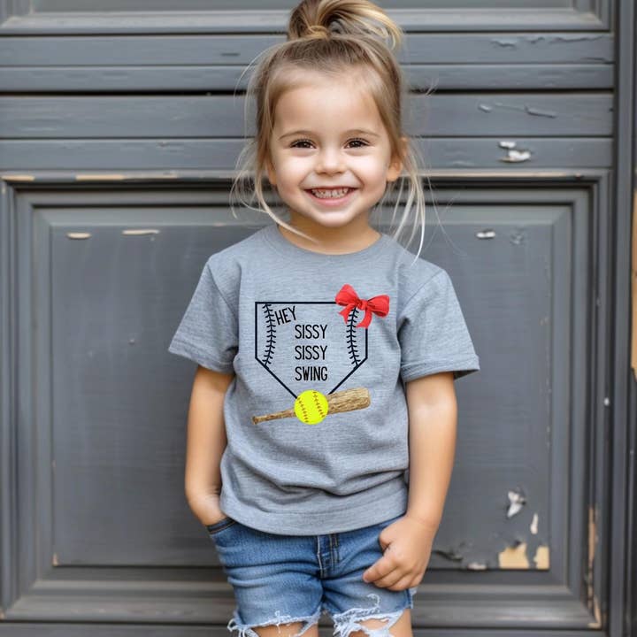 Grey Hey sissy swing (with bow) for wholesale on Faire