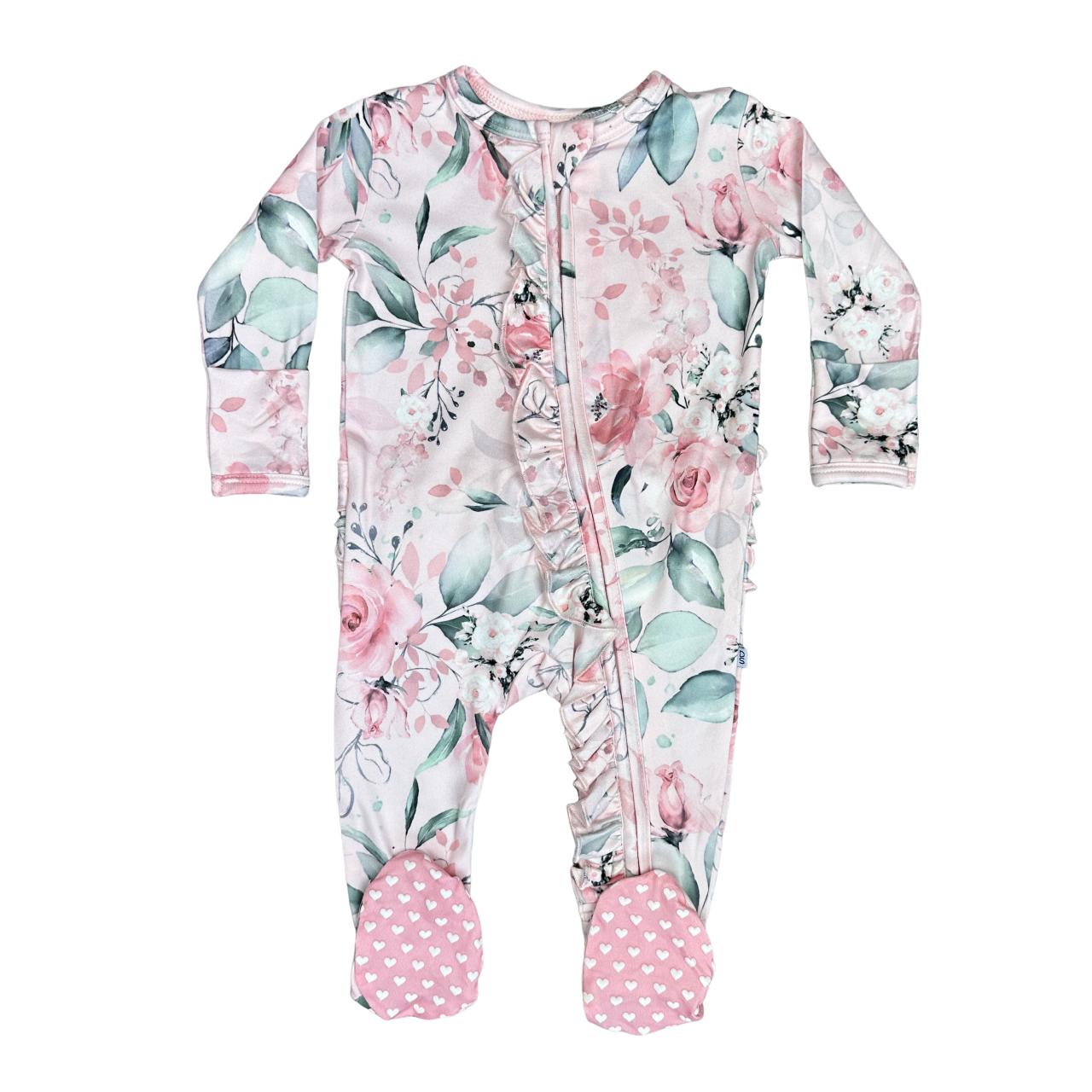 Double the Sprinkles - Wholesale Sleepsuit - Baby - Ella Baby Ruffle Pajama2