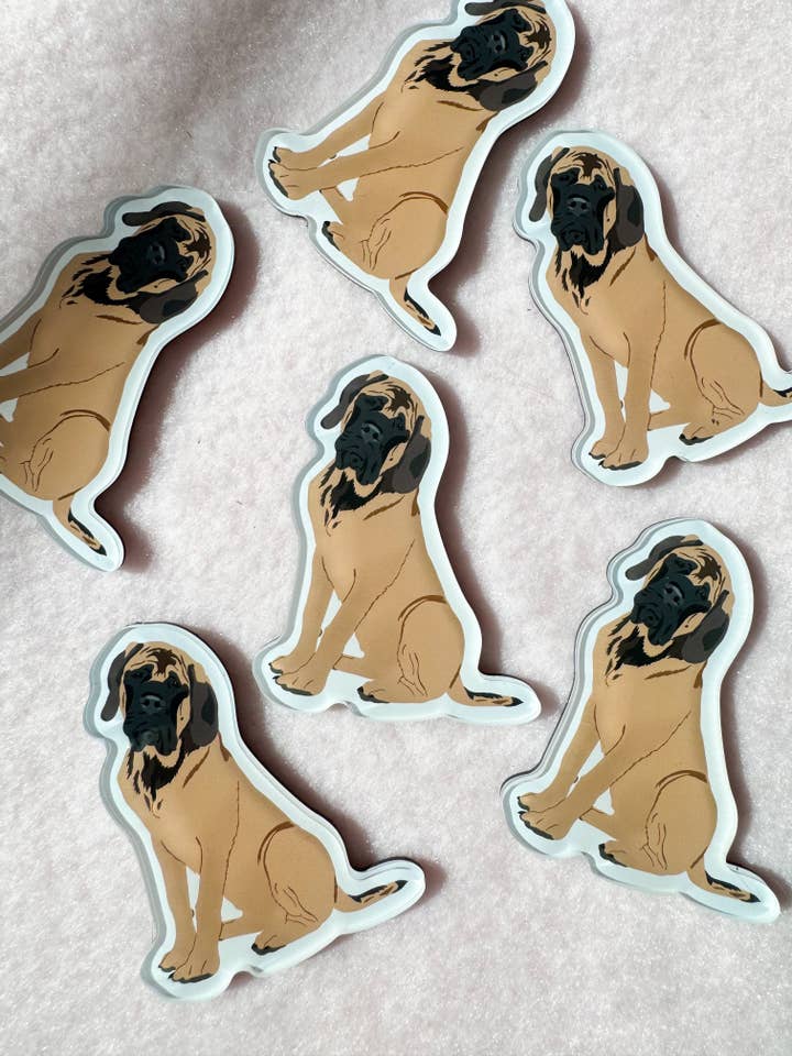 English Mastiff Magnet for wholesale by Our Cheery Corner