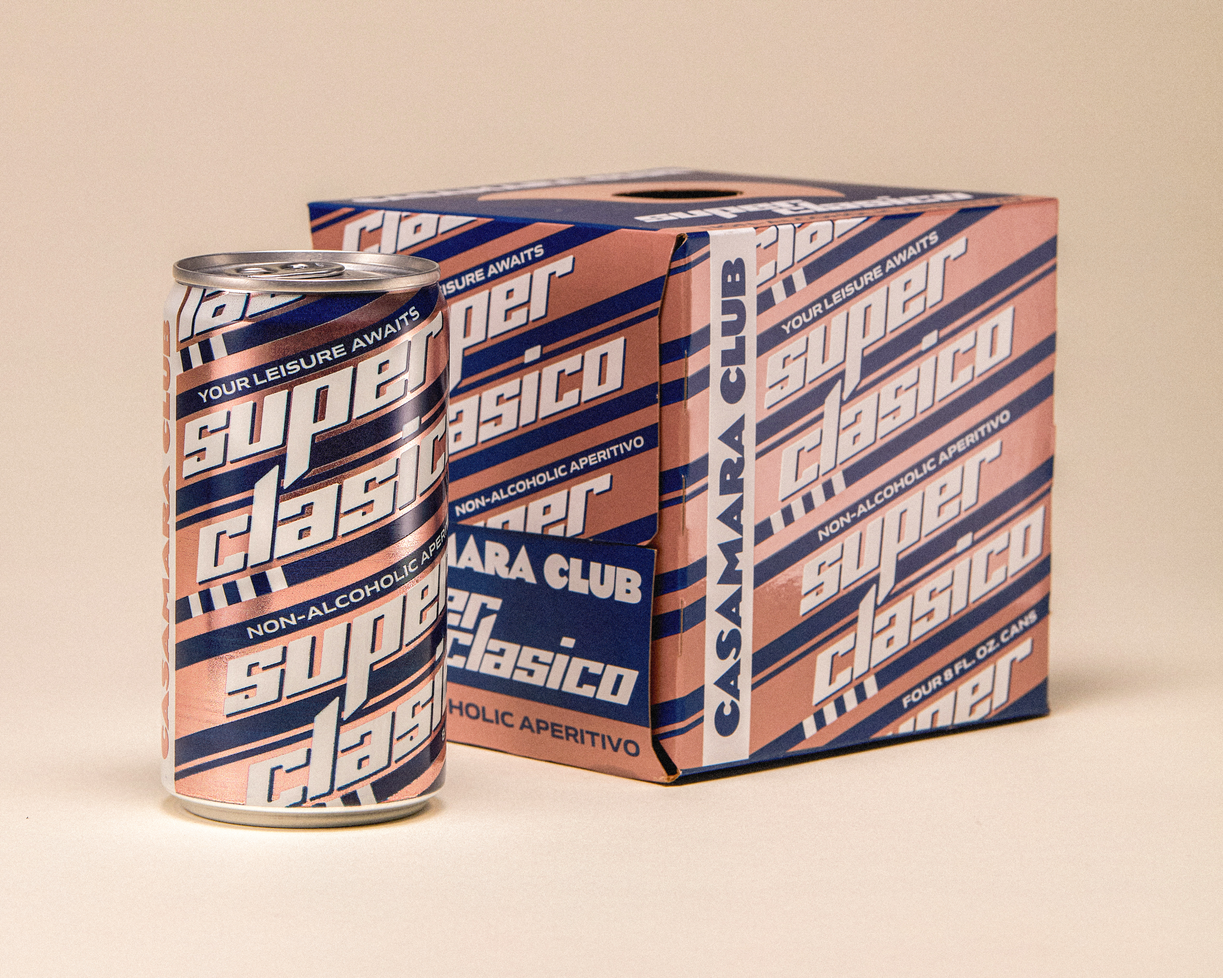 Casamara Club - Vente Apéritifs sans alcool/mocktails - Superclasico, Apéritif sans alcool (24 canettes/caisse)1