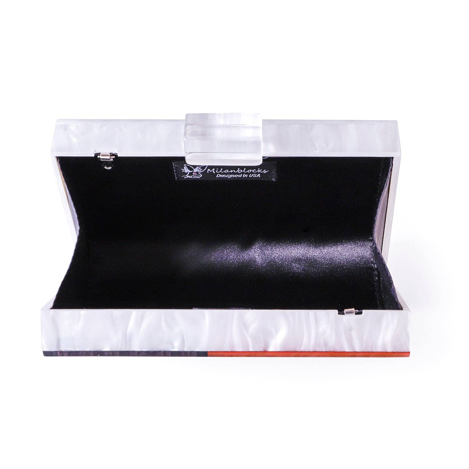 Amerikansk Flag Glitrende amerikansk flag perlehvid clutch taske for engroshandel på Faire4