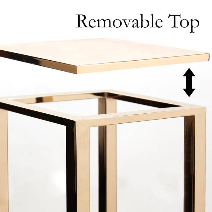 Galore Home - Wholesale Tafelbladdecoratie - Set van gegalvaniseerde metalen standaard3