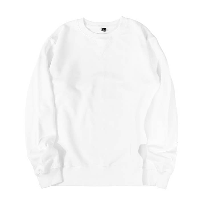 Rosa Clothing - Wholesale Sweatshirt - Women's - Athleisure loose fit plain cotton crewneck Sweatshirt