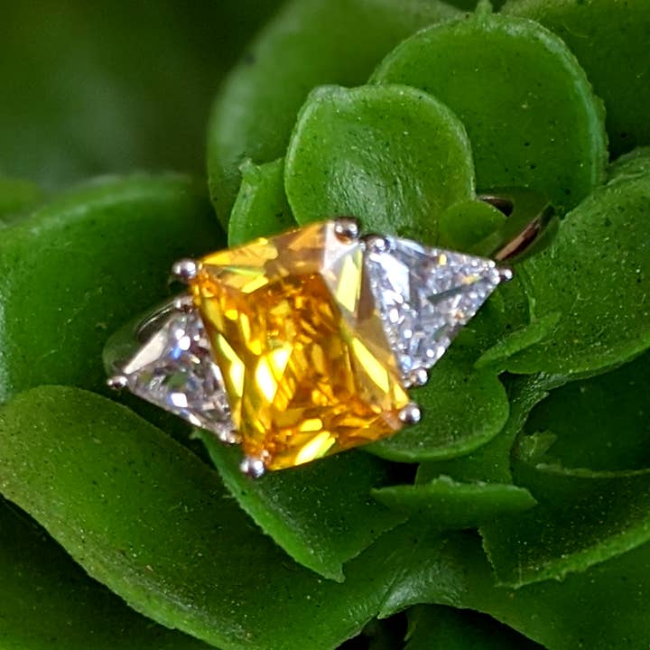 Elongated Cushion Cut Engagement Ring for wholesale by Halley Reh Moissanite Jewelry