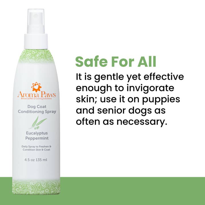 Aroma Paws – Großhandel Haustierspray – Hund – 4,5 Unzen Hundekitt Spray Eukalyptus Peppermint6