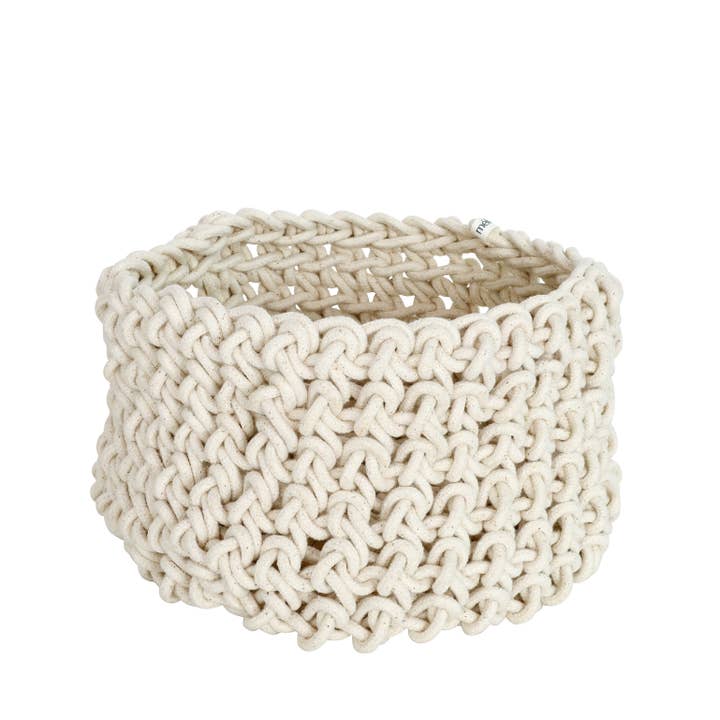Loadshedding Storage Basket - Ivory for wholesale by Mia Mélange