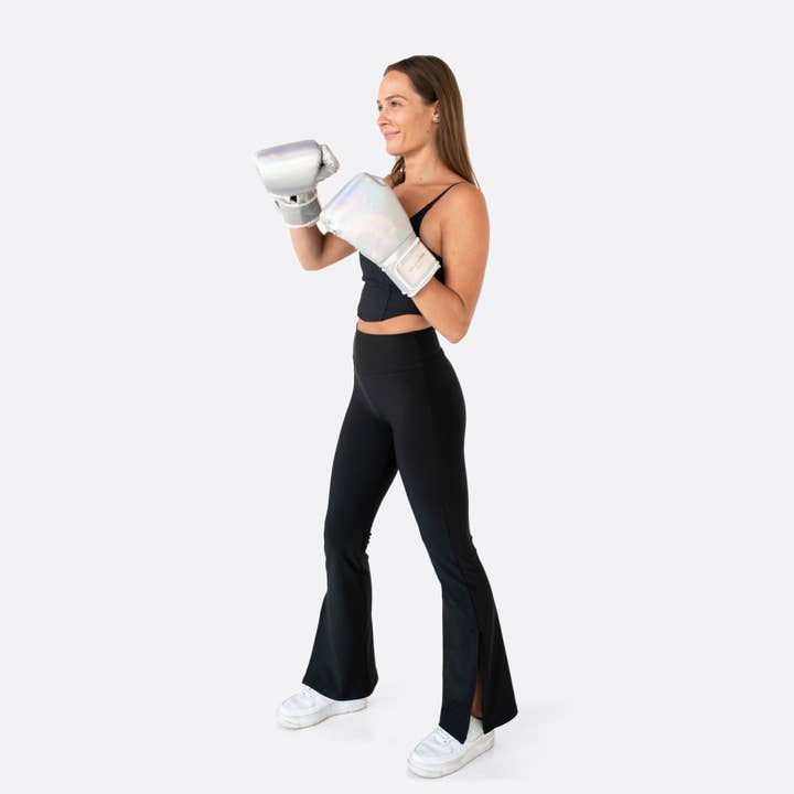 SPLENDORE - Wholesale Activewear Set - Women's - BLACK SET LEGGINGS & CORSET5