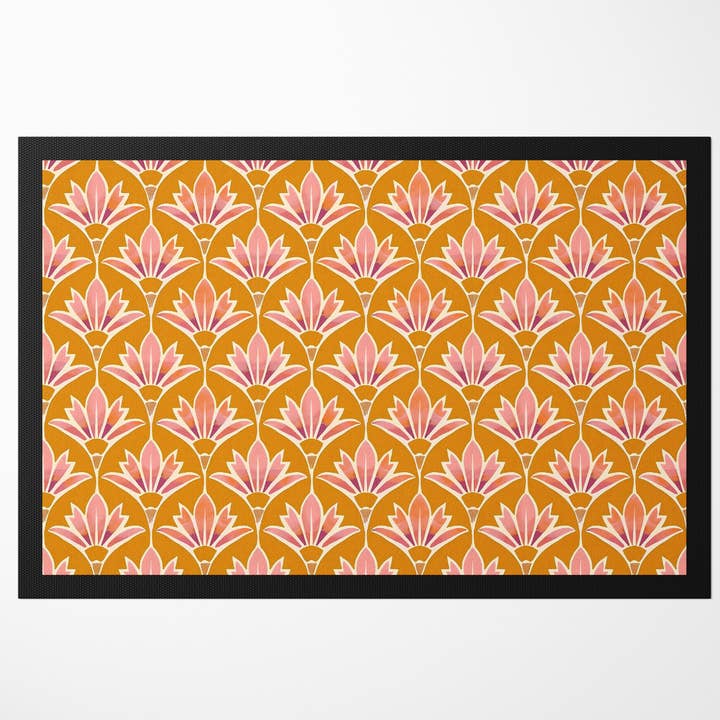 Zier-Fußmatte Pink Mirage für den Großhandel von Bubble & Blend