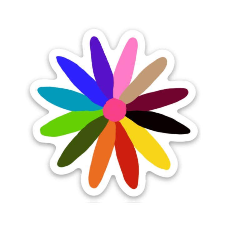 Otomi Flower Sticker for wholesale by Cultura Campaign