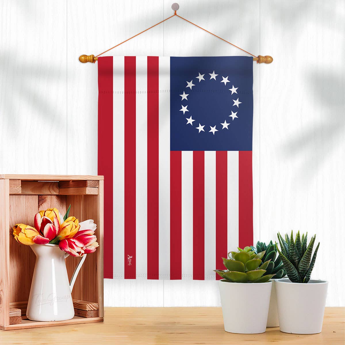 Two Group Flag Co - Venta al por mayor Bandera y manga de viento - Bandera de decoración histórica de Estados Unidos de Betsy Ross2