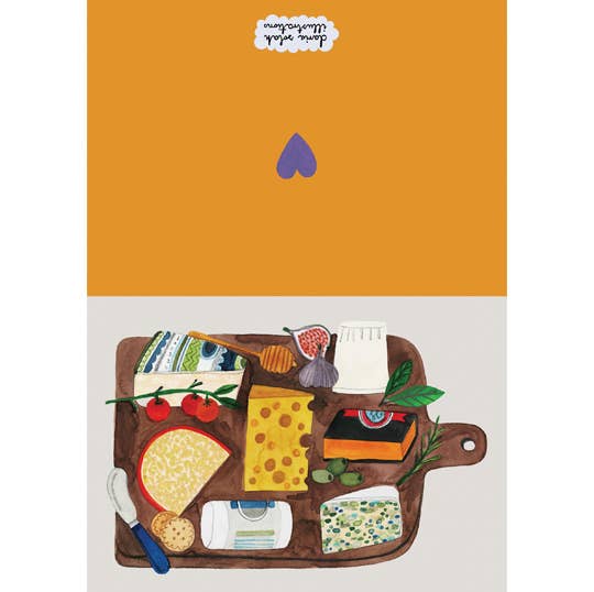 Daria Solak Illustrations – wholesale Everyday greeting card – CHEESEBOARD card 2