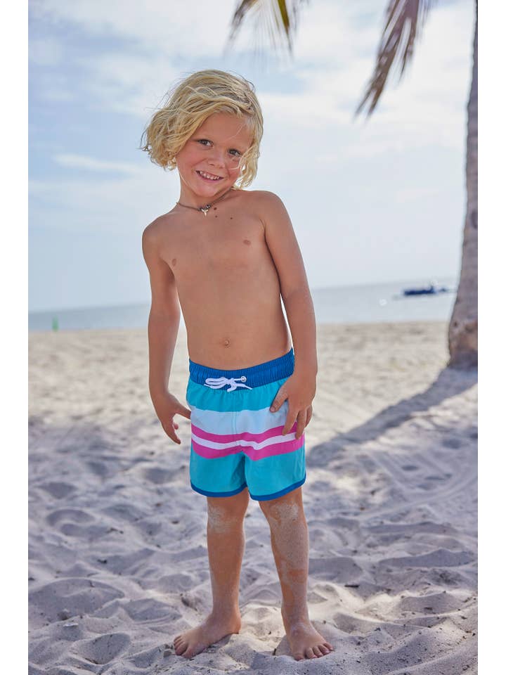 Blueberry Bay – Großhandel Badeshorts – Kinder – La Palme Badehose für Jugendliche1