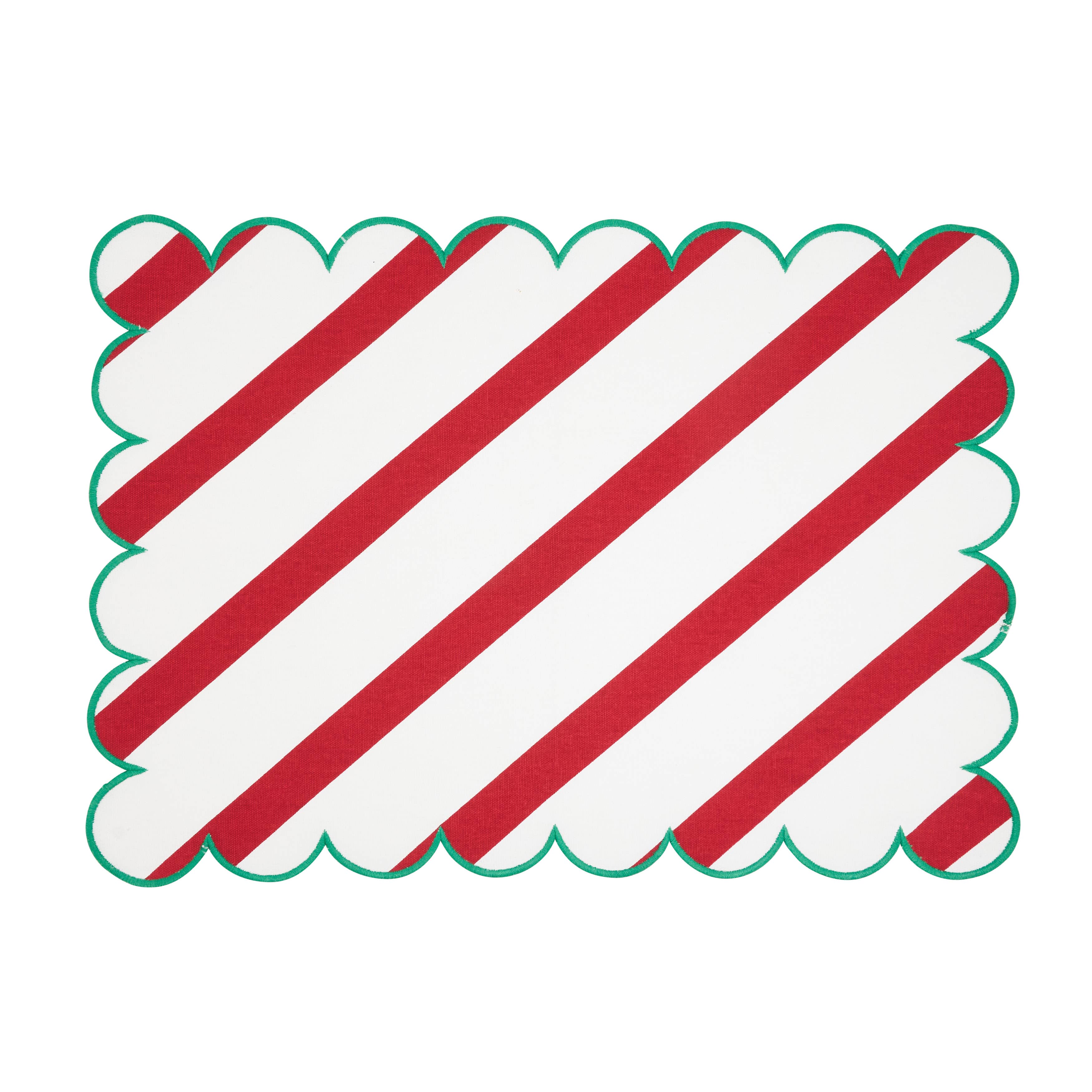 Saro Lifestyle – wholesale Placemat – Cotton Scalloped Placemat10