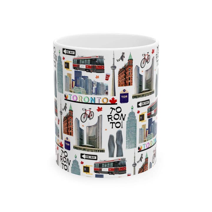 simply blessed shy - Wholesale Coffee Mug - Toronto Pattern mug3