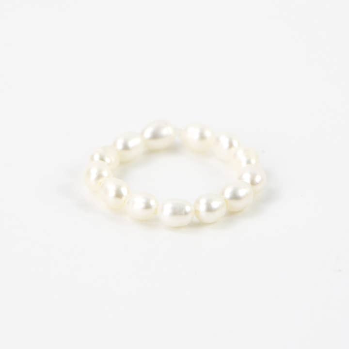 Pineapple Island – wholesale Band/stacked ring – Beaded Stretch Ring1