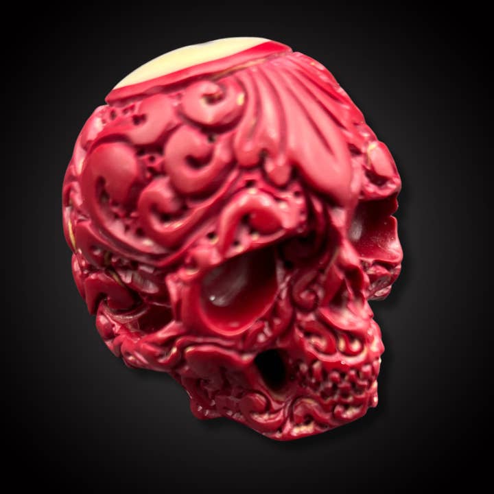 Skull Scroll biljartbal voor wholesale door Mercurious Designs