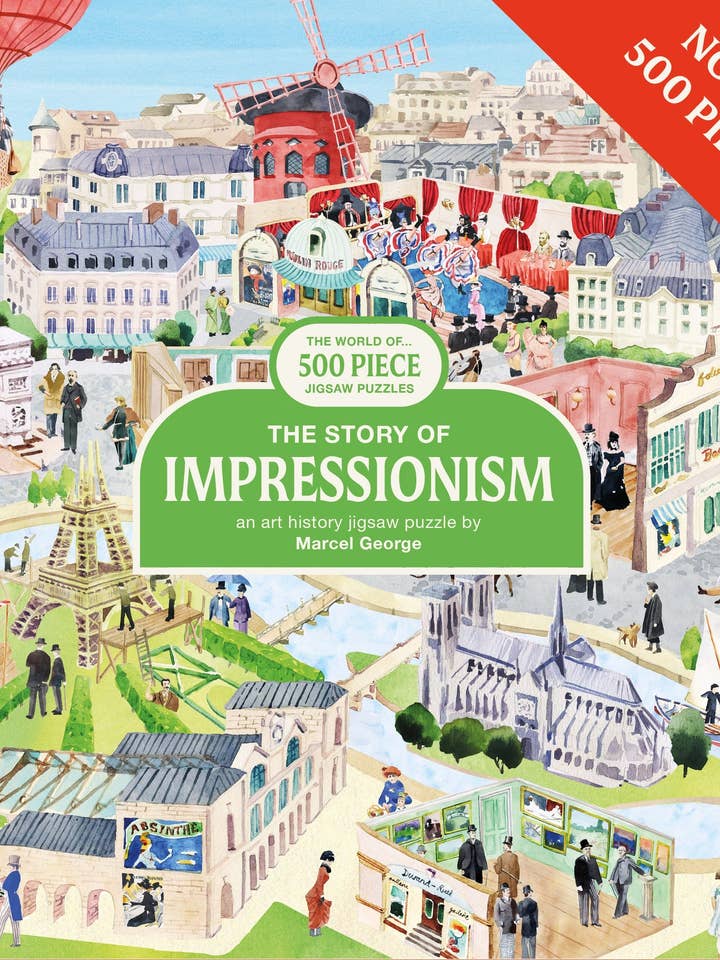 The Story of Impressionism 500 Piece Puzzle for wholesale by Chronicle Books