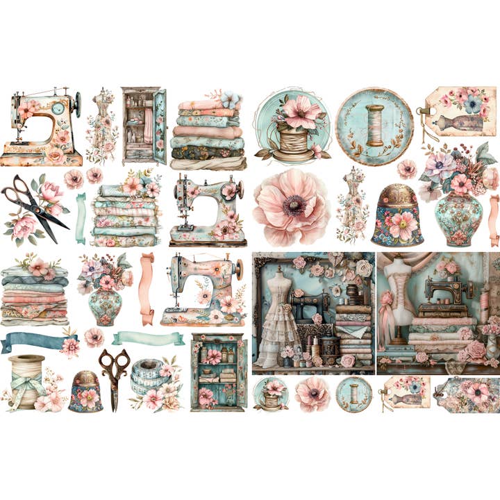 Sewing Rice Papers, 8 x 11.5 inch (A4) for wholesale by Craft Kreatively