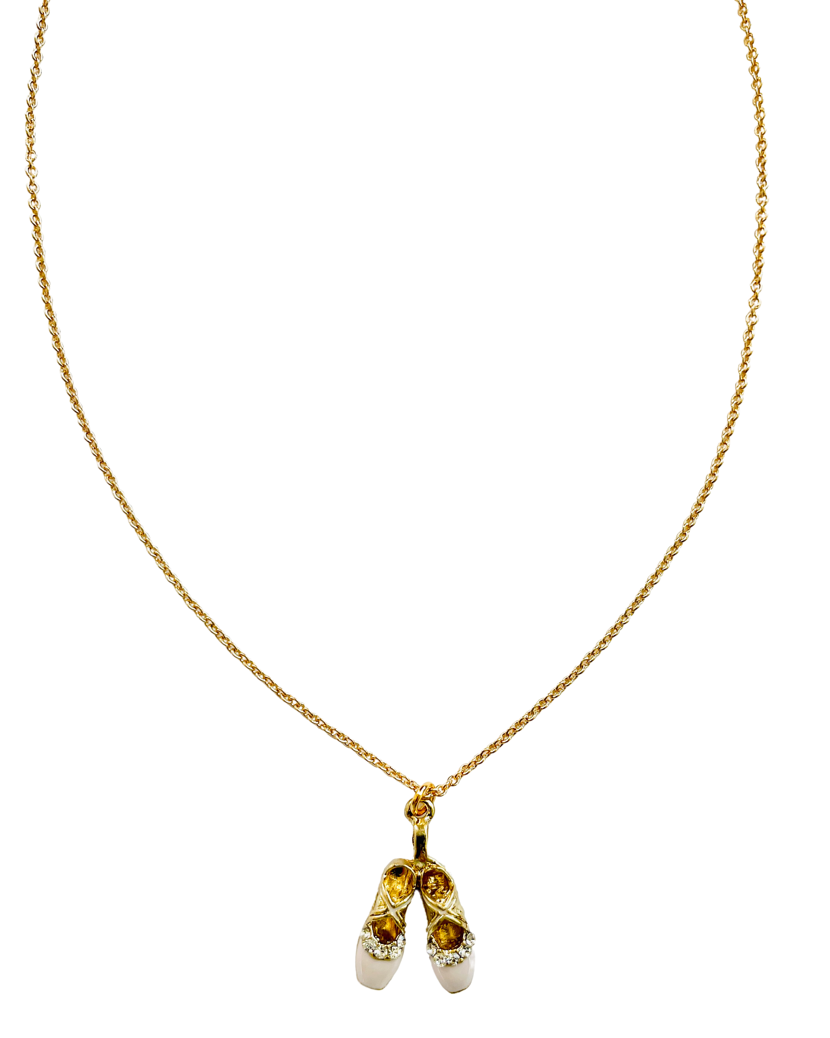 Sadie’s Moon - Wholesale Kids Necklace - Kids - Handmade Ballet Slippers Dancer Charm Necklace1