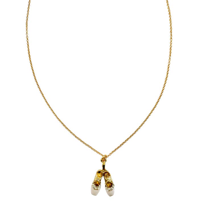 Sadie’s Moon - Wholesale Kids Necklace - Kids - Handmade Ballet Slippers Dancer Charm Necklace1