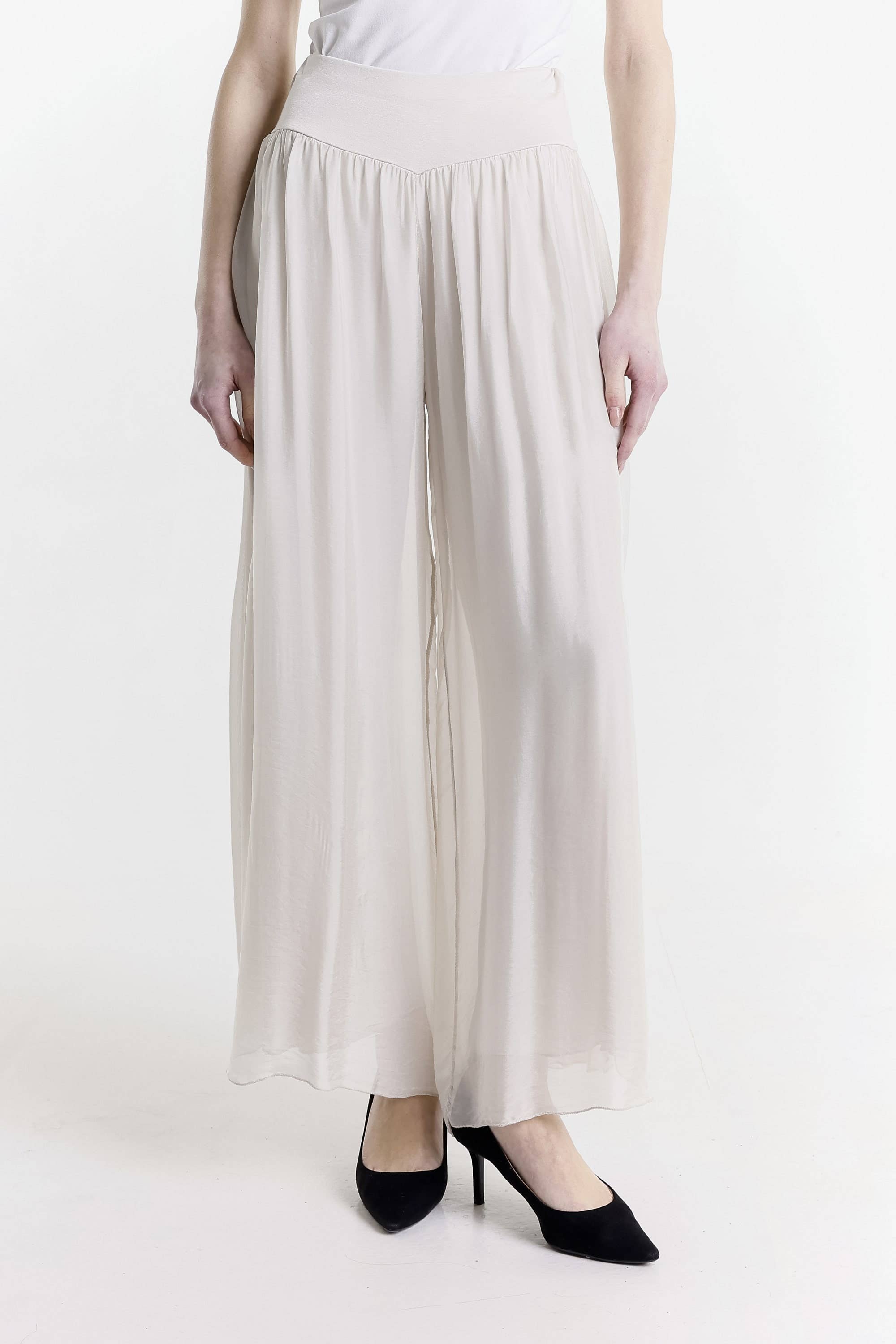 TINA Stephens Italy/Tees By Tina - Wholesale Pants - Women's - Eva Silk Side Slit Pant (PL206)28