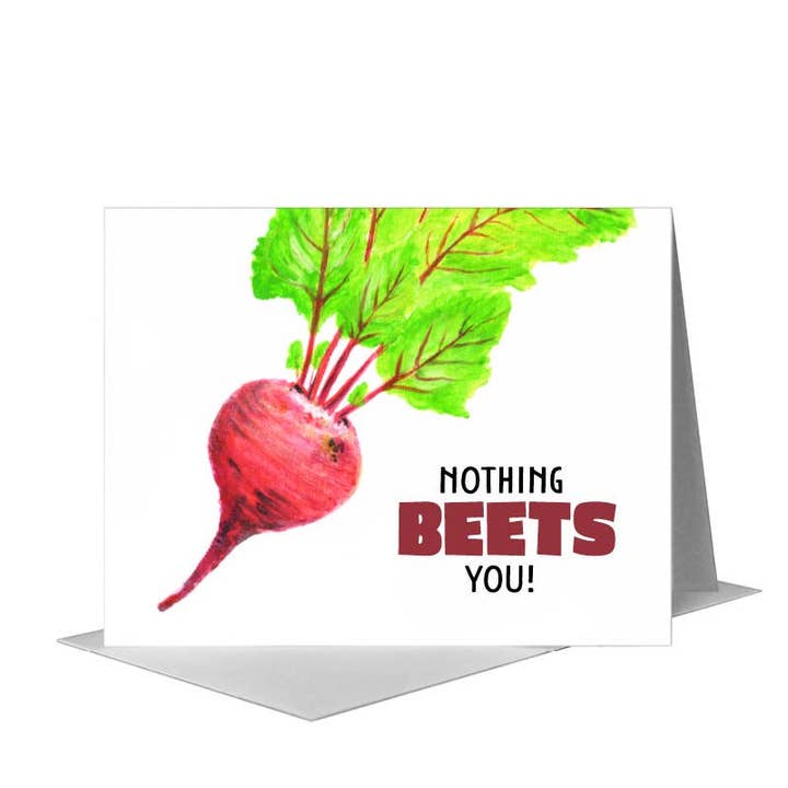 Beet, Greeting Card (#8248M) for wholesale by Printed Canvas