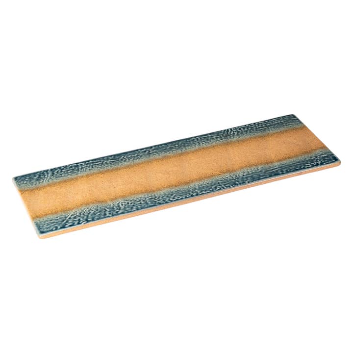 Plat de service rectangulaire Ao Nagashi 14,5" L (3/12) pour la vente par Urban Tokyo