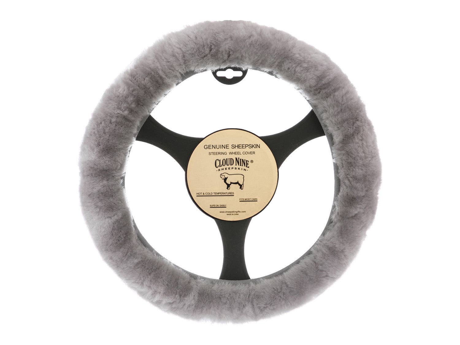 Cloud Nine Sheepskin - Wholesale Car Decorative Charm - Unisex - Genuine Sheepskin Steering Wheel Covers8