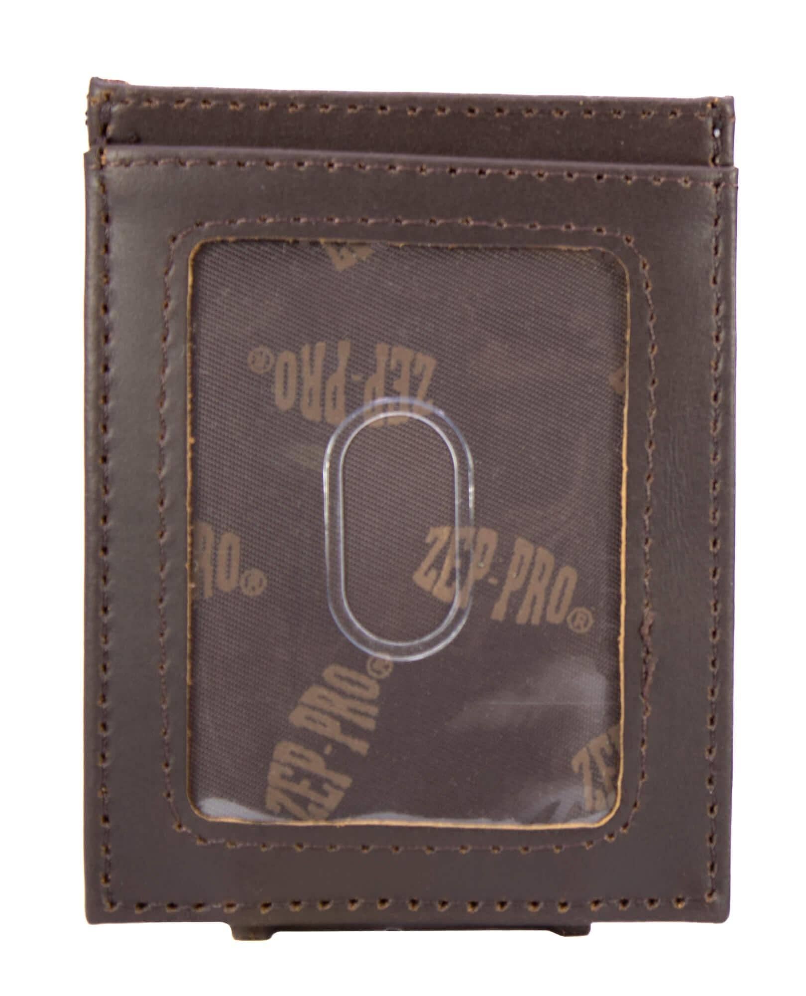 Zep-Pro - Wholesale Wallet - Men's - Mallard Men's Magnetic Front Pocket Old School Camo Leather Wallet.1