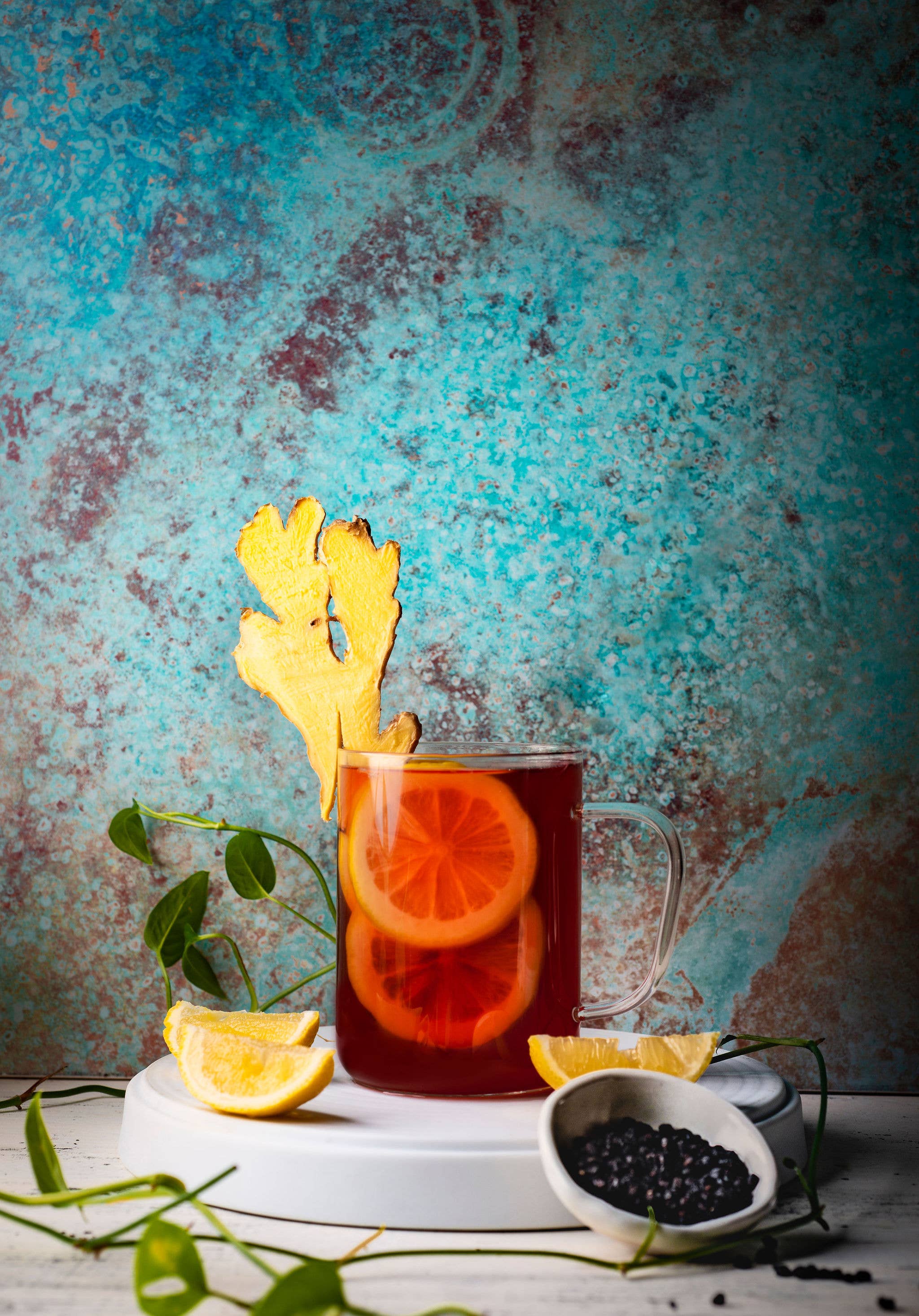 ImmuneSchein Ginger Elixirs – wholesale Elixir – 8.5 fl. oz. Maple Elderberry Ginger Elixir1