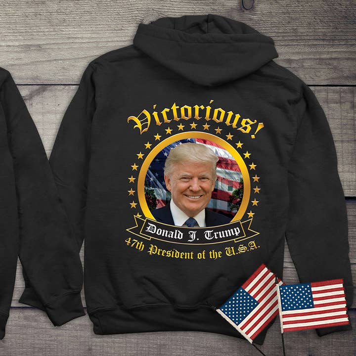 Camisola com Capuz Victorious Trump With Crest por atacado de Artopia