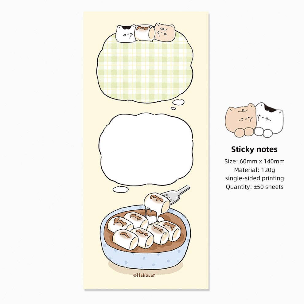 Hello Claws Limited - Wholesale Notepad - Hello Cat | Cookie Memo Note Pad5
